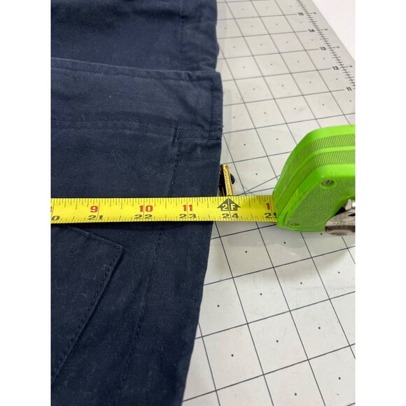 Michael Kors Women's Navy Cotton Jacket Sz. M P-Coat Detroit Jacket - Picture 11 of 12